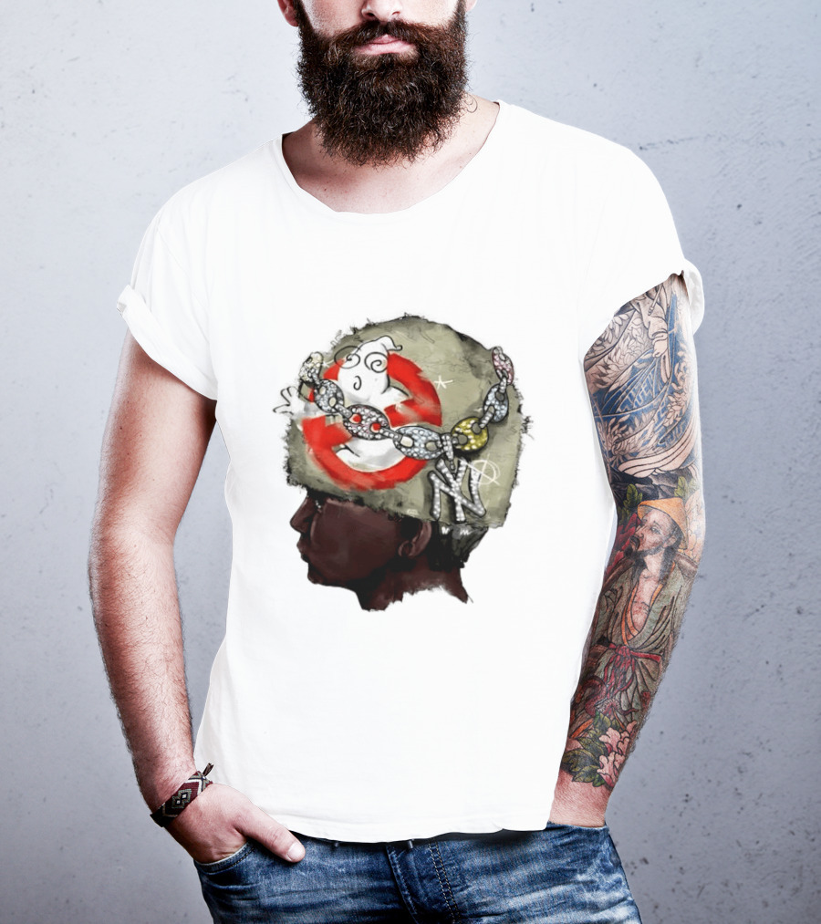 Swag Stealer Album Ghostbusters Chain Art NY Yankees T-Shirt