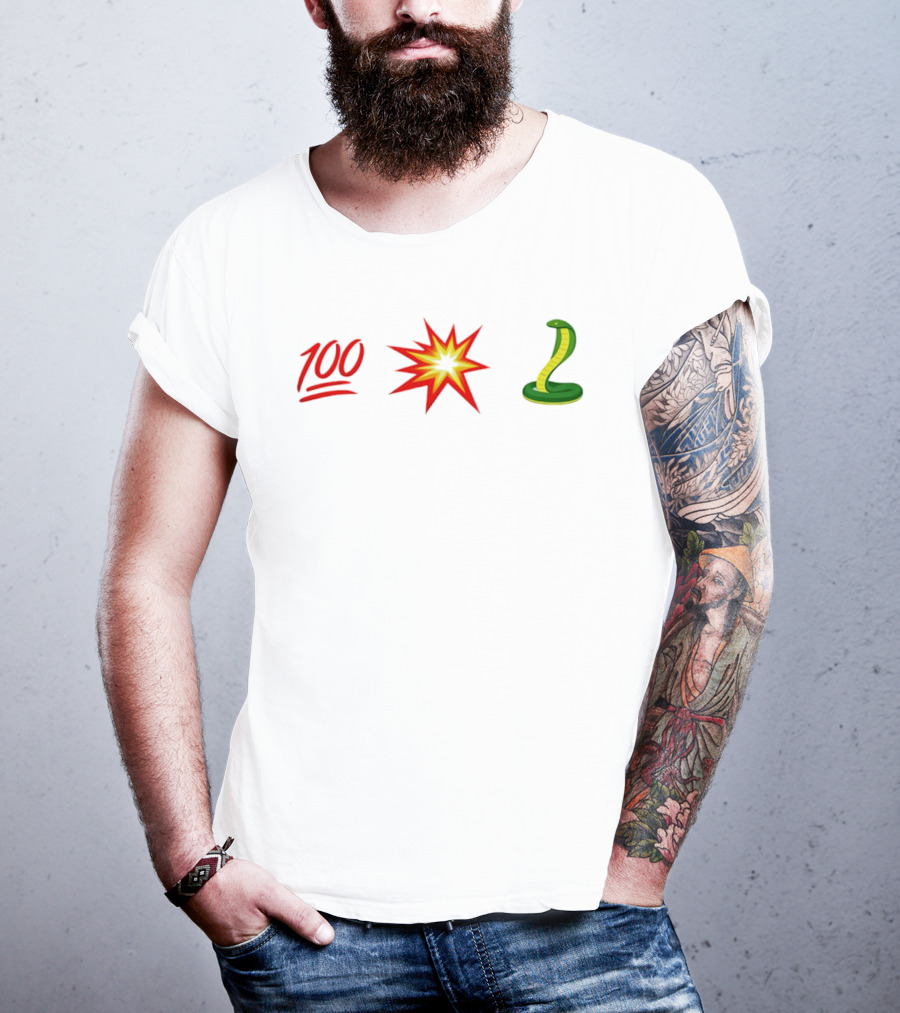 Wilt Bam Kobe 100 Explosion Snake T-Shirt
