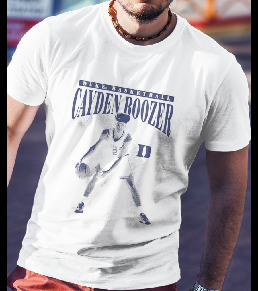 Cayden Boozer Duke Blue Devils NCAA Basketball Player T-Shirt