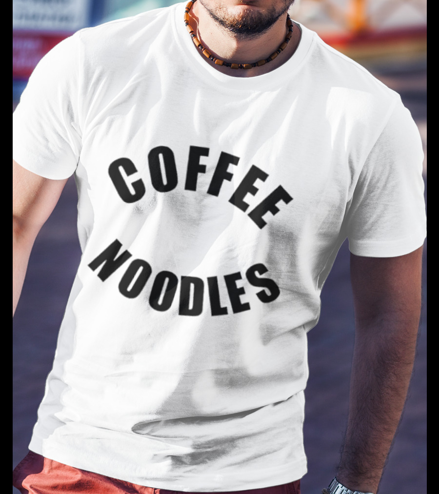 COFFEE NOODLES Curved T-Shirt
