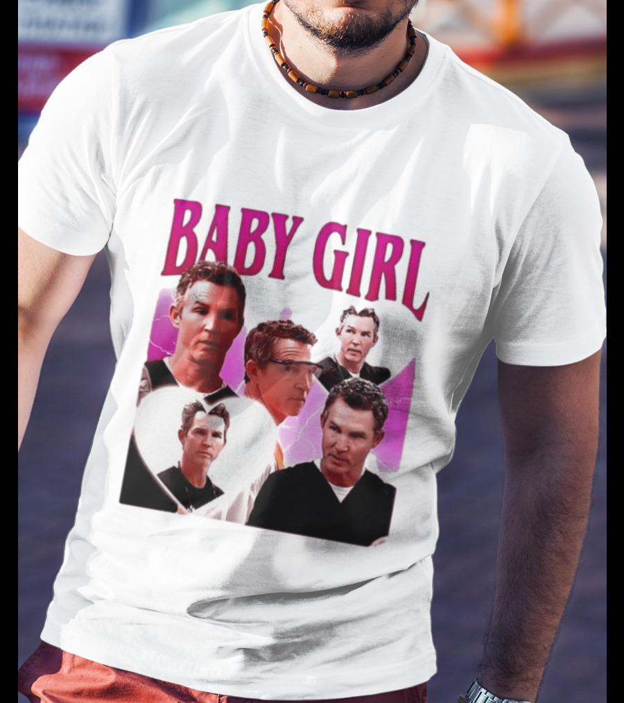 BABY GIRL Dr. Jack Abbot Collage Fashion Trend T-Shirt