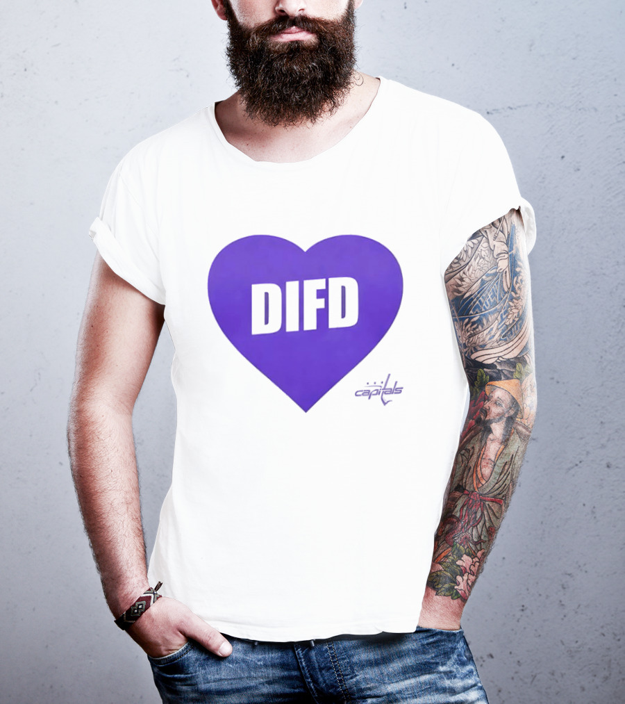 Washington Capitals DIFD Purple Heart T-Shirt