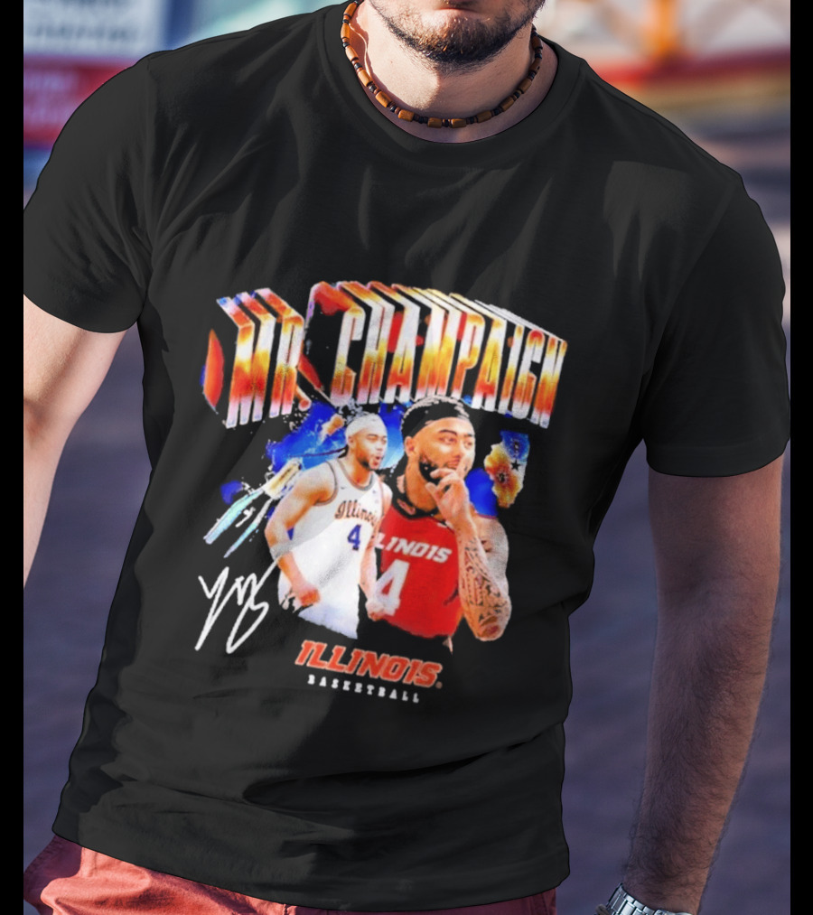Mr Champaign Kylan Boswell Illinois Basketball T-Shirt