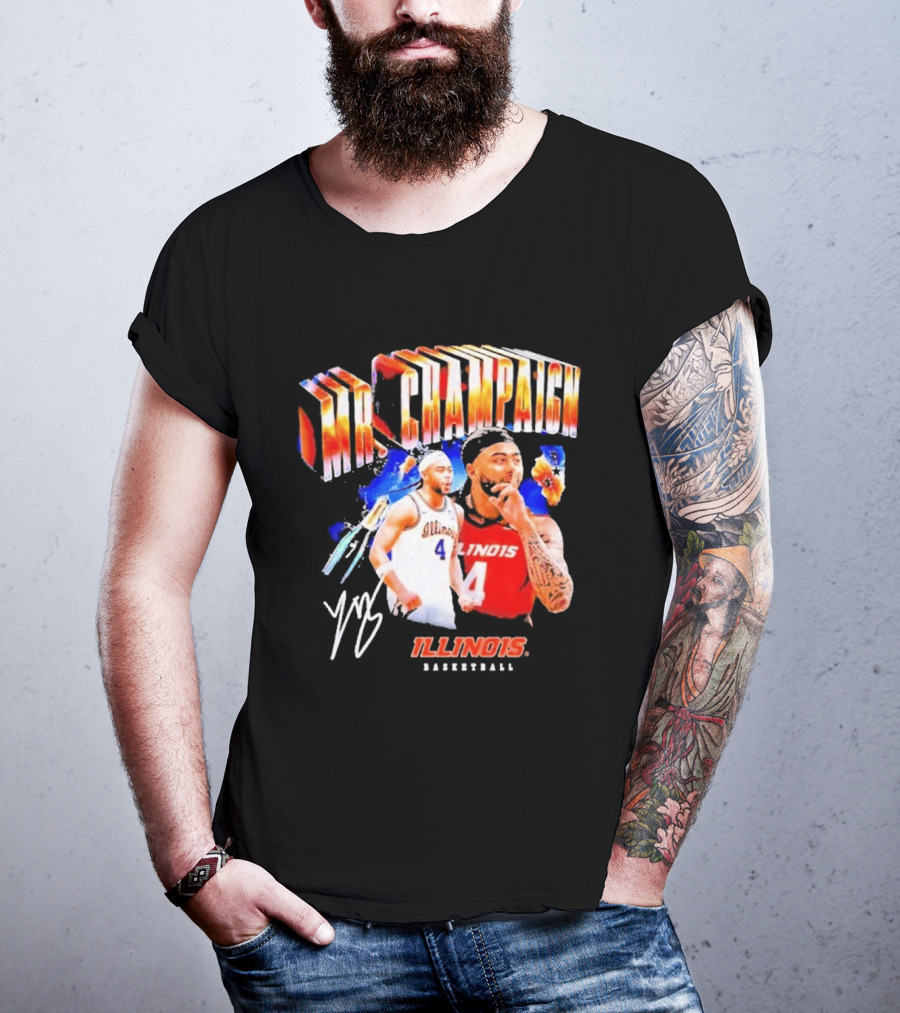 Mr Champaign Kylan Boswell Illinois Basketball T-Shirt