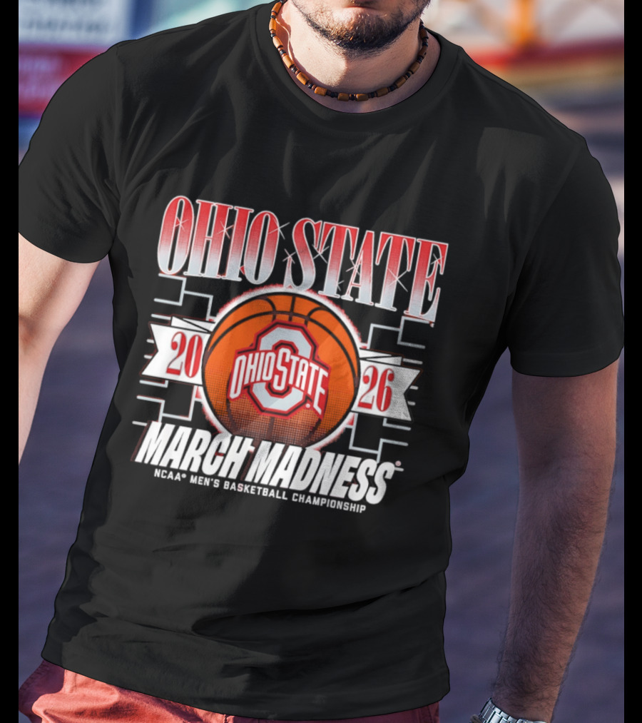 Ohio State Buckeyes 2026 March Madness NCAA Men's Basketball Championship T-Shirt