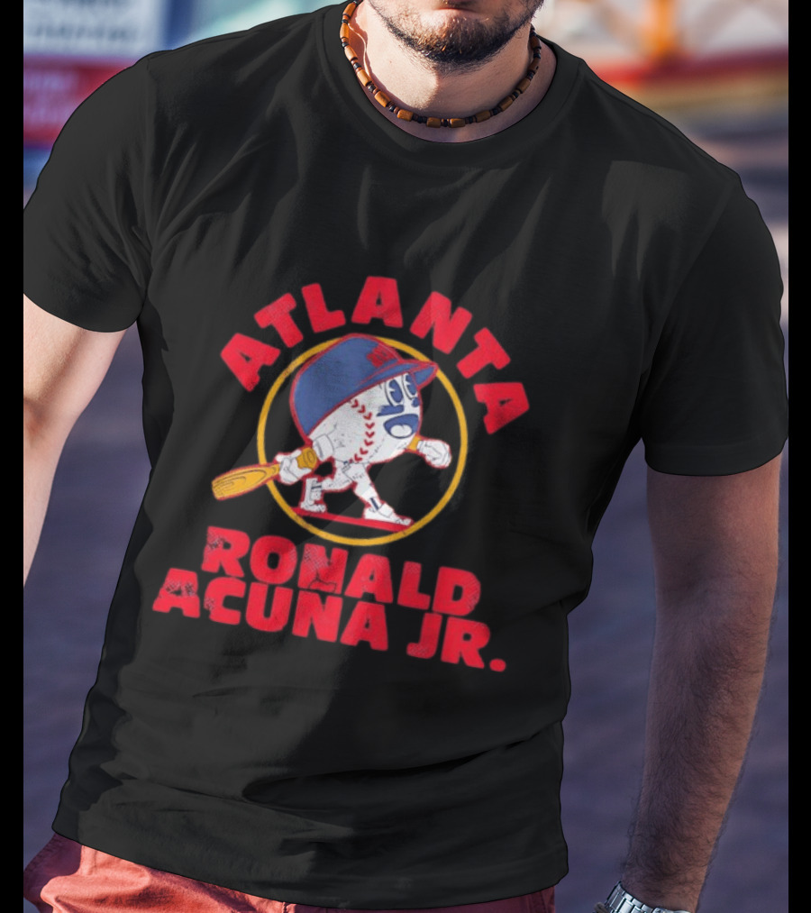 Atlanta Ronald Acuña Jr Baseball Buddy MLB Braves T-Shirt