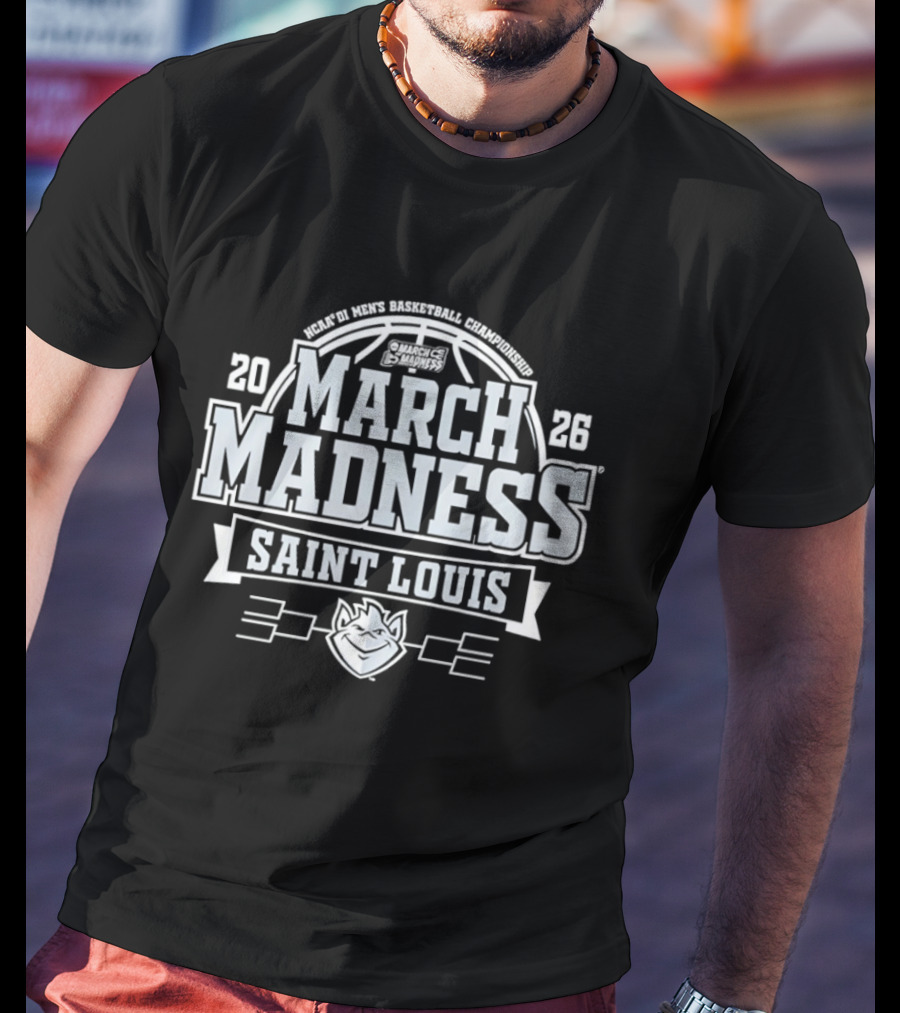 Saint Louis Billikens 2026 NCAA March Madness Basketball Tournament Bound T-Shirt