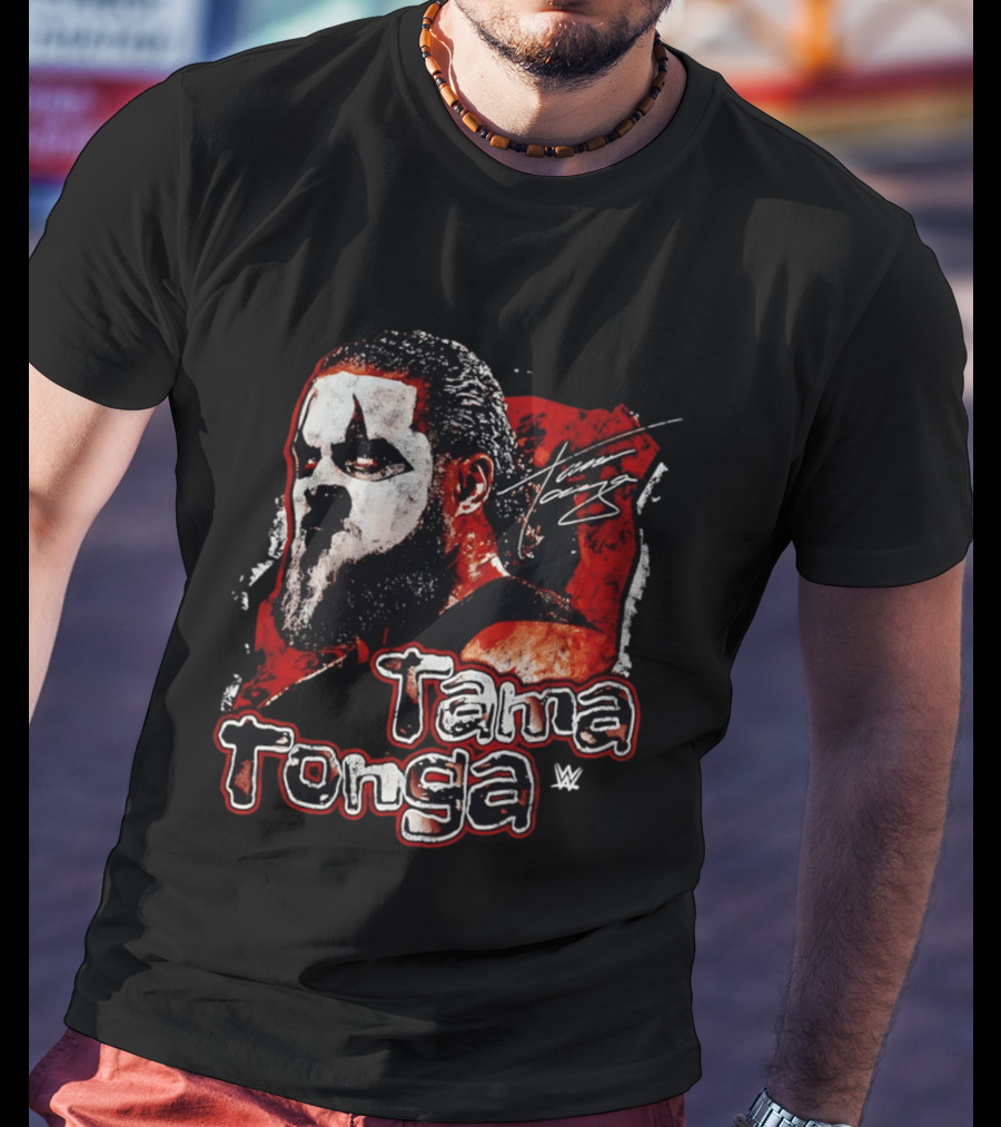 Tama Tonga WWE Grunge Style Design Signature T-Shirt