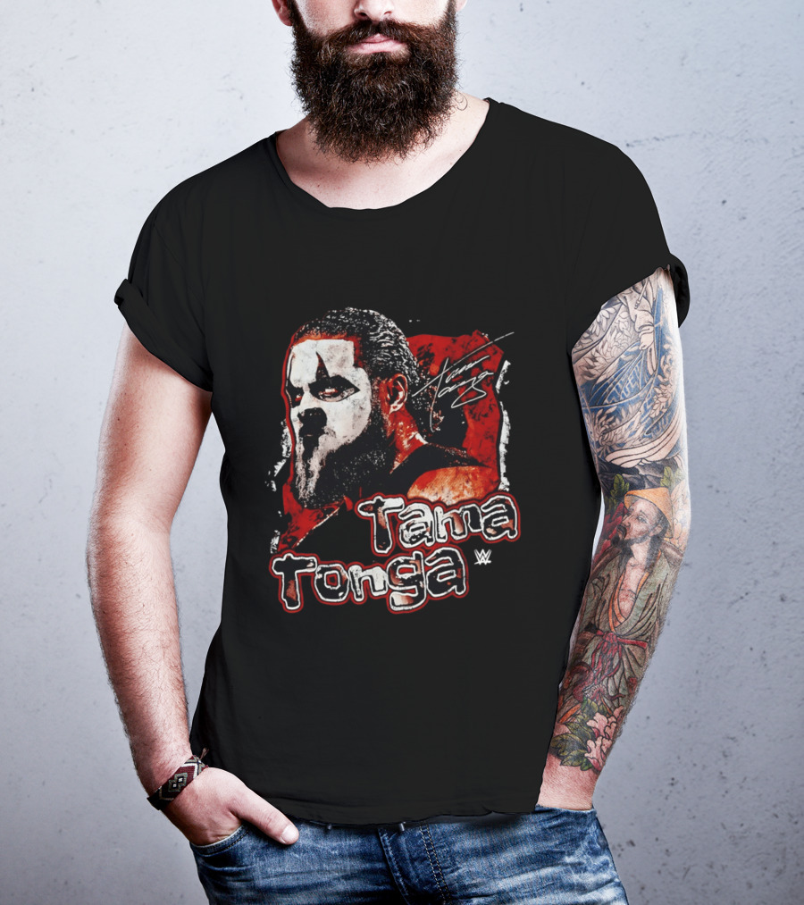 Tama Tonga WWE Grunge Style Design Signature T-Shirt