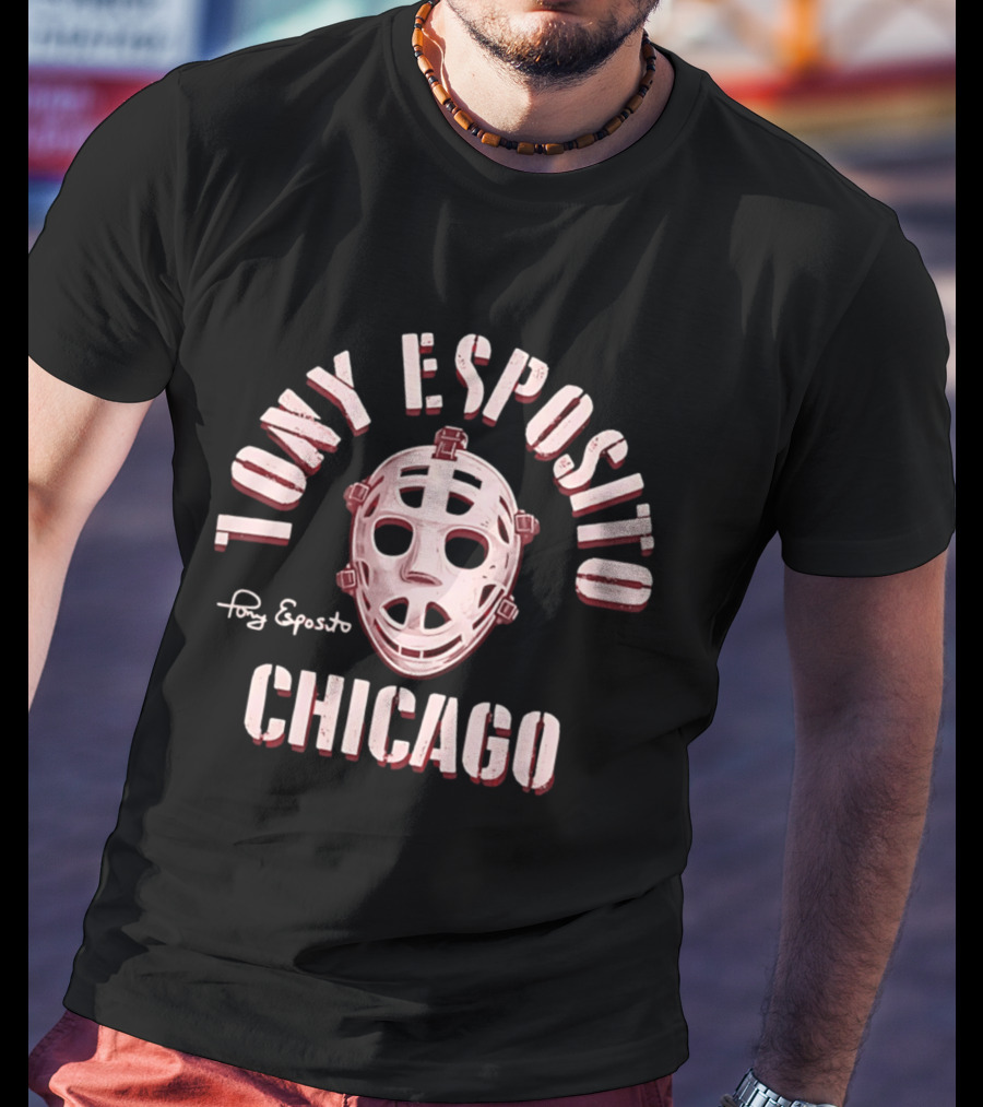 Tony Esposito Chicago Mask T-Shirt