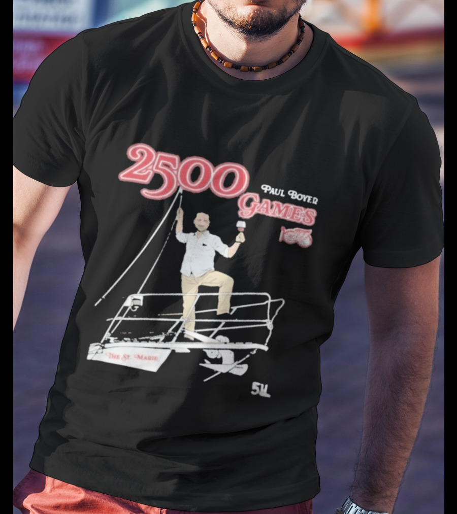 2500 Games Paul Boyer The St. Marie T-Shirt