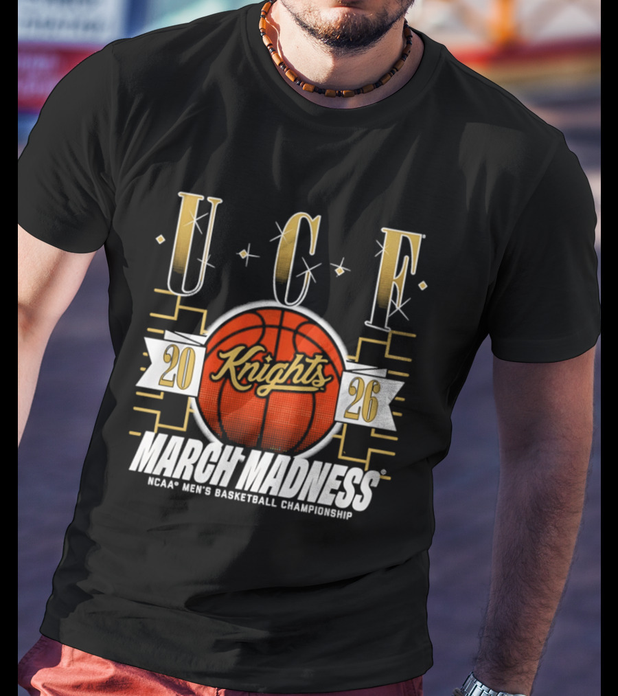 UCF Knights 2026 March Madness NCAA Men's Basketball Championship T-Shirt