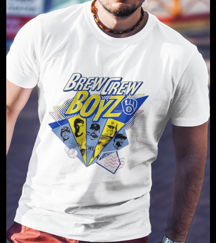Brew Crew Boyz 2026 Brewers Night Baseball Icons Celebration T-Shirt