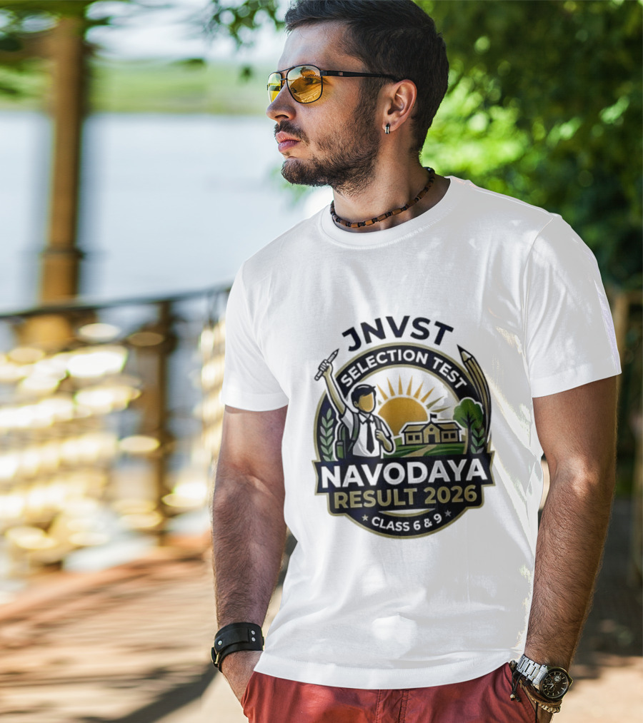 JNVT Selection Test Navodaya Result 2026 Class 6 And 9 T-Shirt