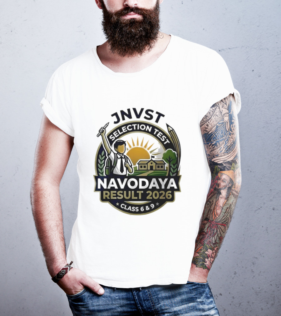JNVT Selection Test Navodaya Result 2026 Class 6 And 9 T-Shirt