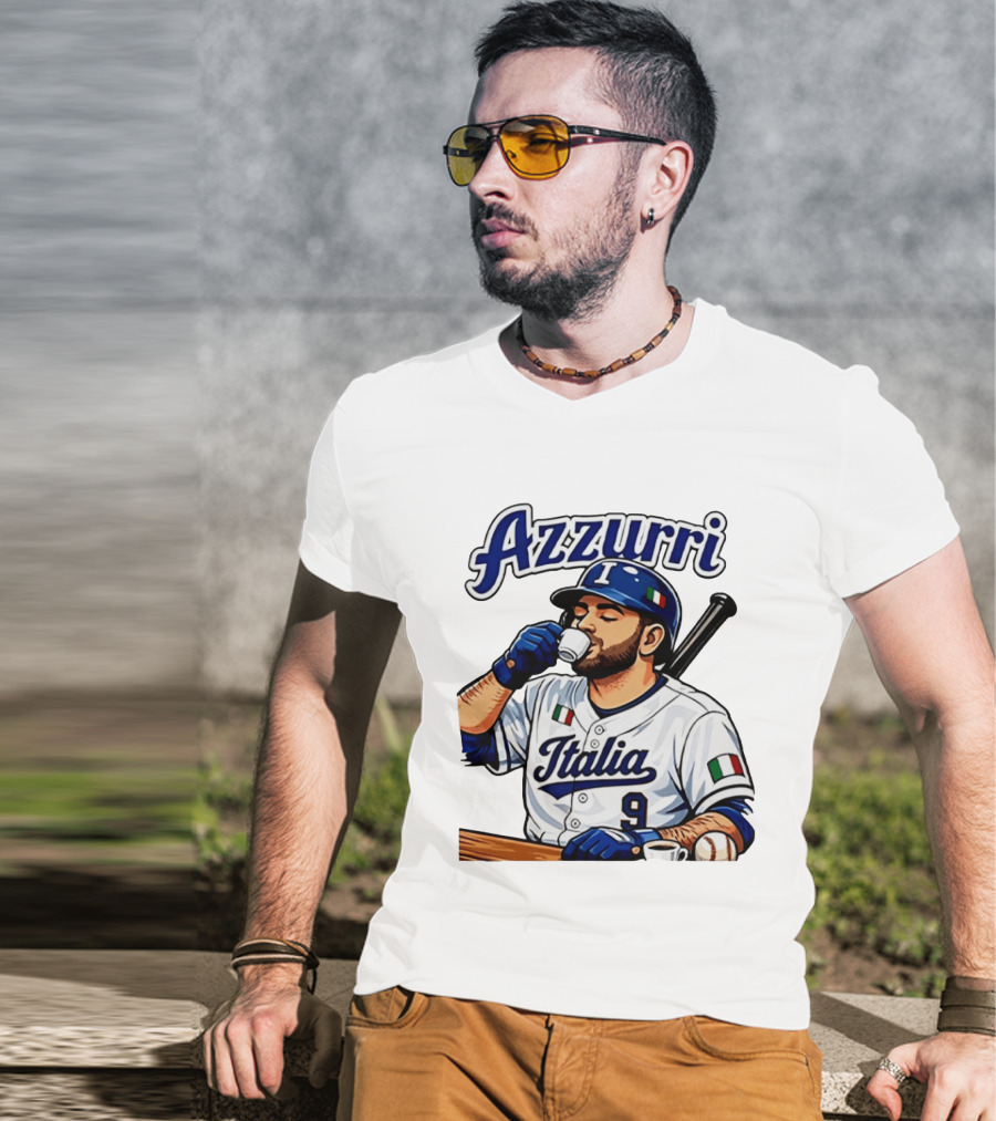 Italia Azzurri WBC Baseball Vinnie Pasquantino 2026 T-Shirt