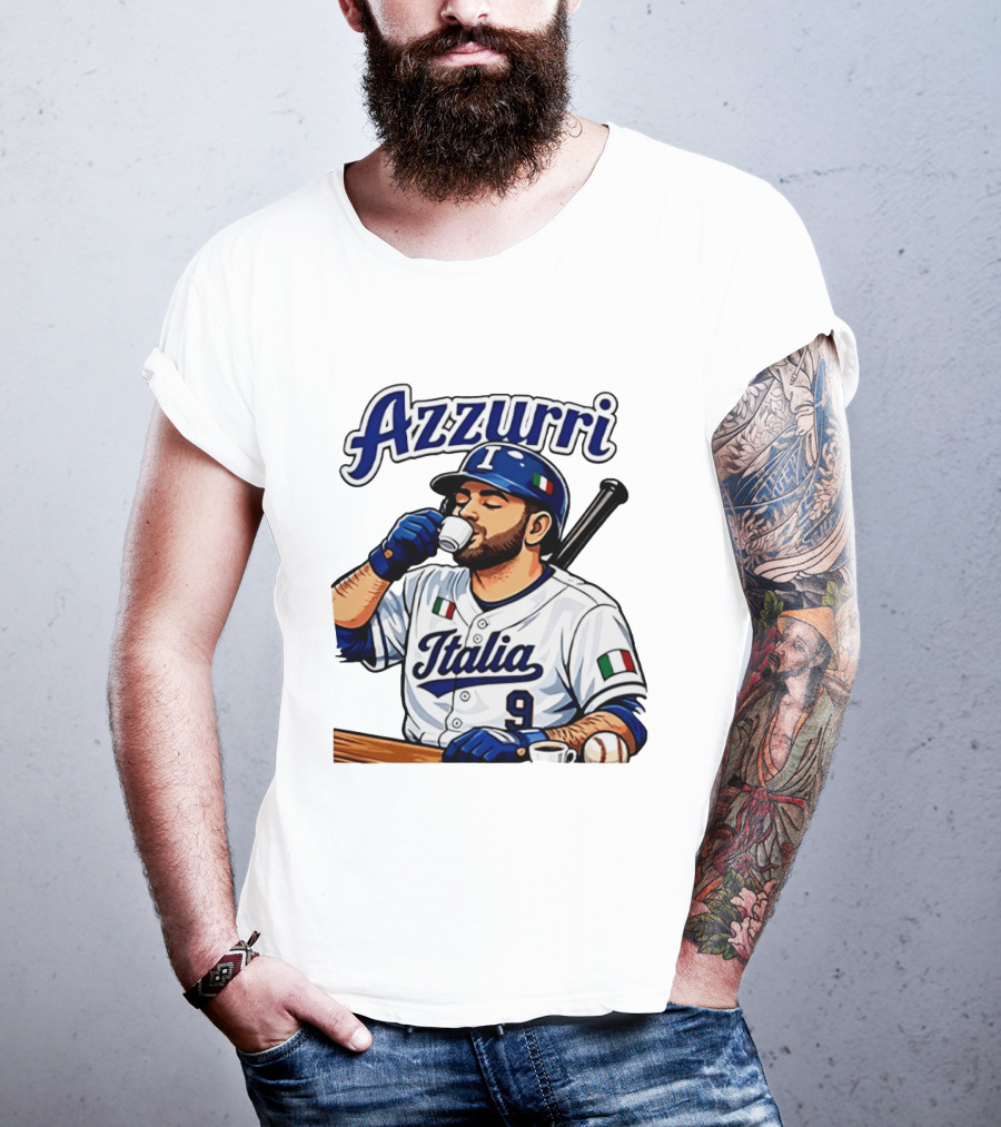 Italia Azzurri WBC Baseball Vinnie Pasquantino 2026 T-Shirt