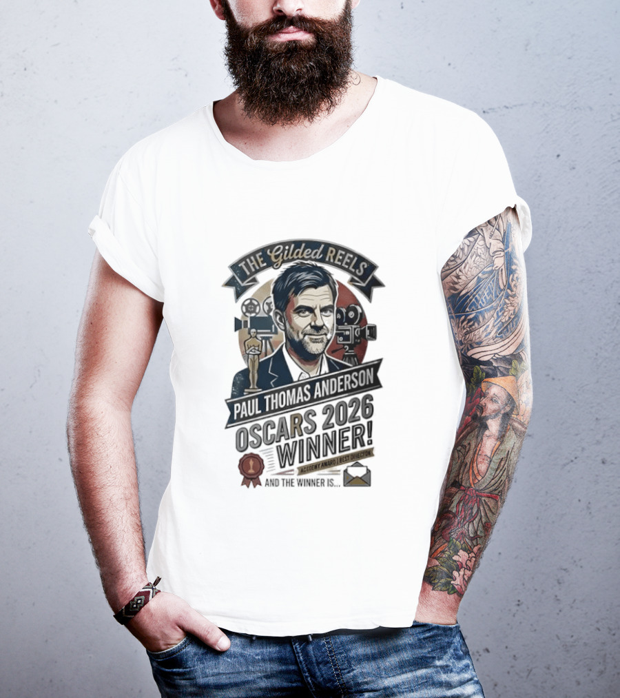 Paul Thomas Anderson Oscars 2026 Winner Academy Award Best Director T-Shirt