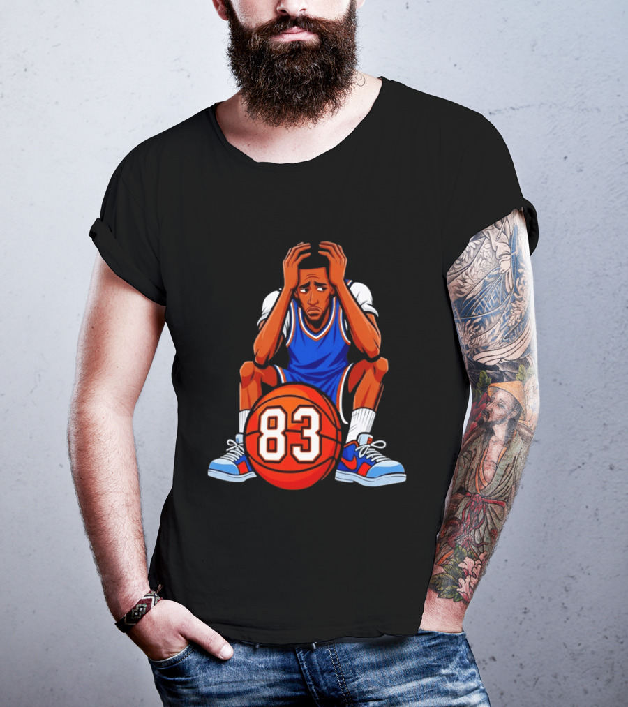 Bam Adebayo 83 Miami Heat Performance Caricature T-Shirt