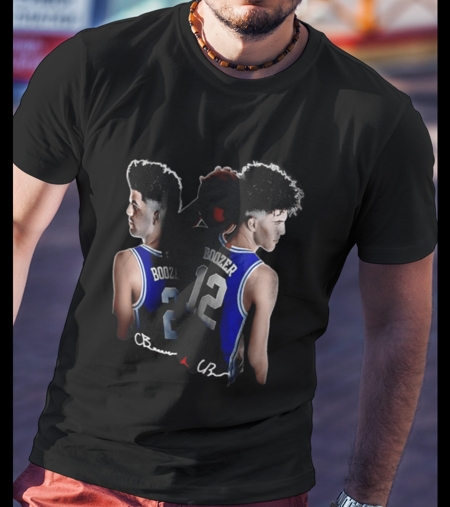 Cayden Boozer 2 Cameron Boozer 12 Jordan Basketball CB Identities T-Shirt