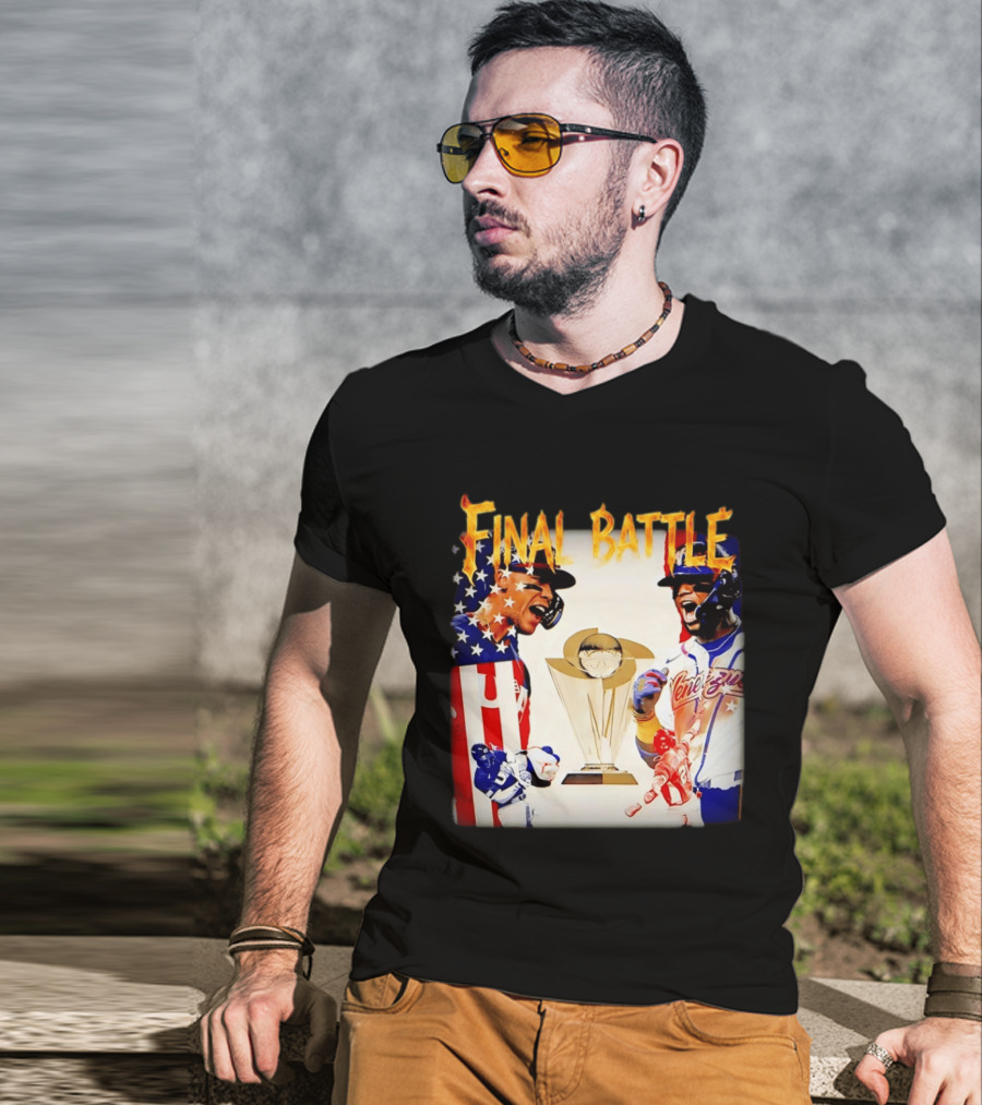Final Battle USA Venezuela World Baseball Classic 2026 Championship Showdown T-Shirt