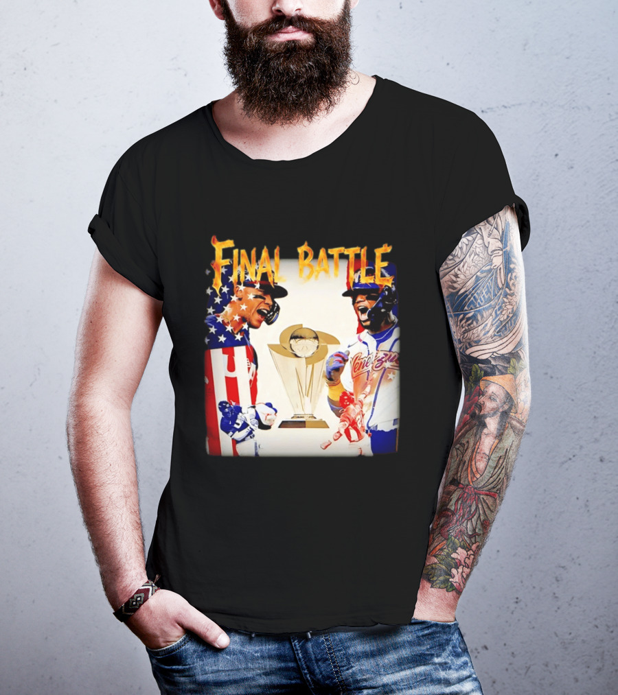 Final Battle USA Venezuela World Baseball Classic 2026 Championship Showdown T-Shirt