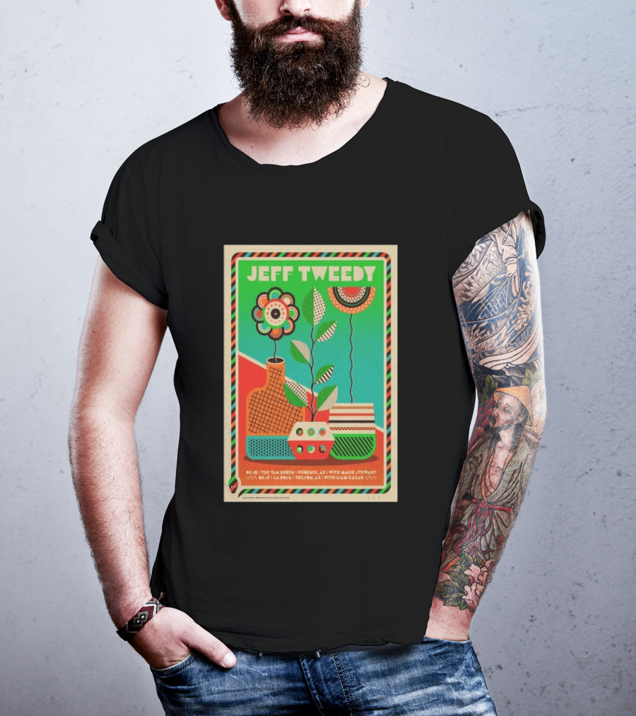 Jeff Tweedy La Rosa Tucson March 17 2026 With Liam Kazar T-Shirt