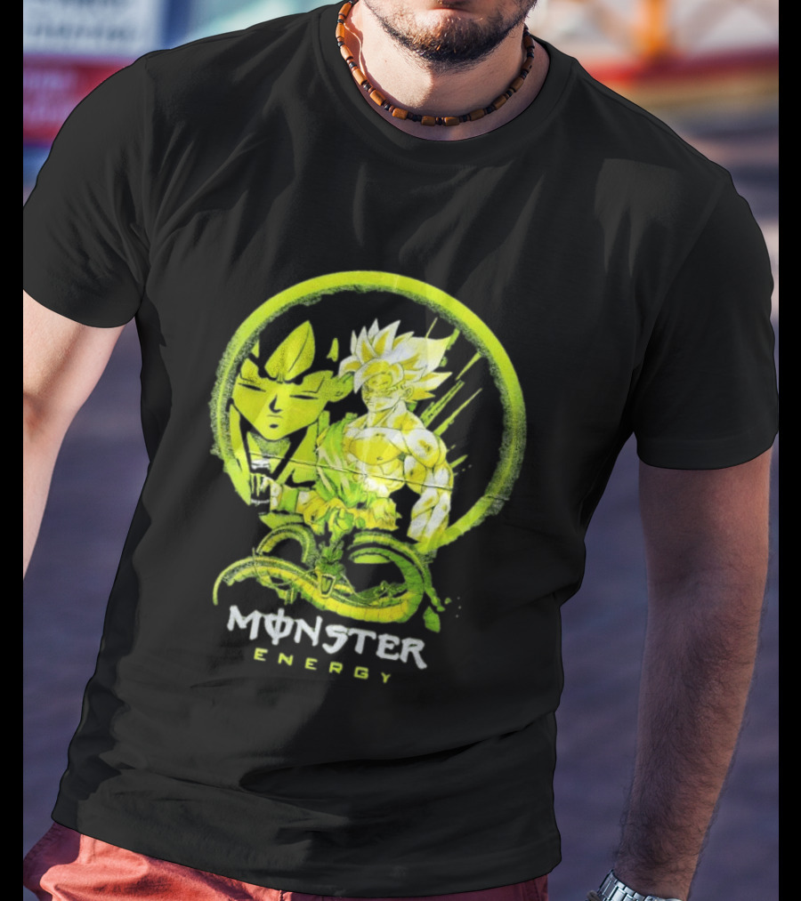 Songoku Dragon Ball Monster Energy Shenron Fusion T-Shirt