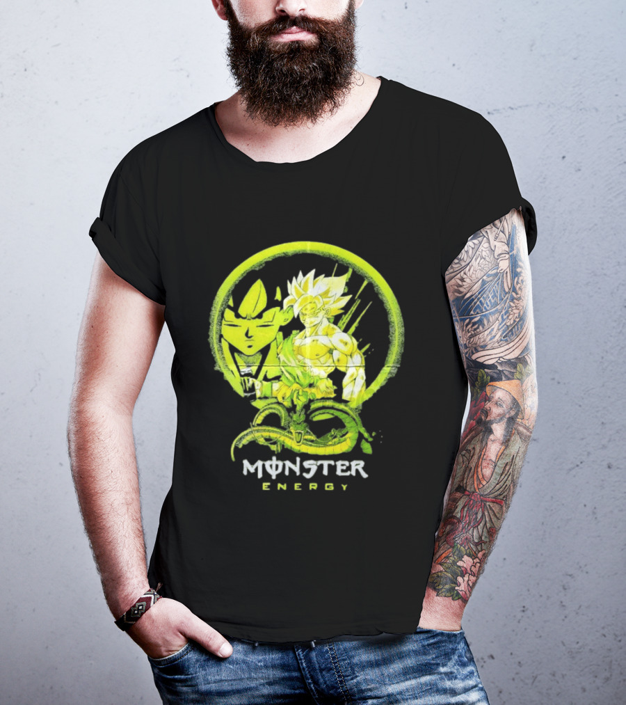 Songoku Dragon Ball Monster Energy Shenron Fusion T-Shirt