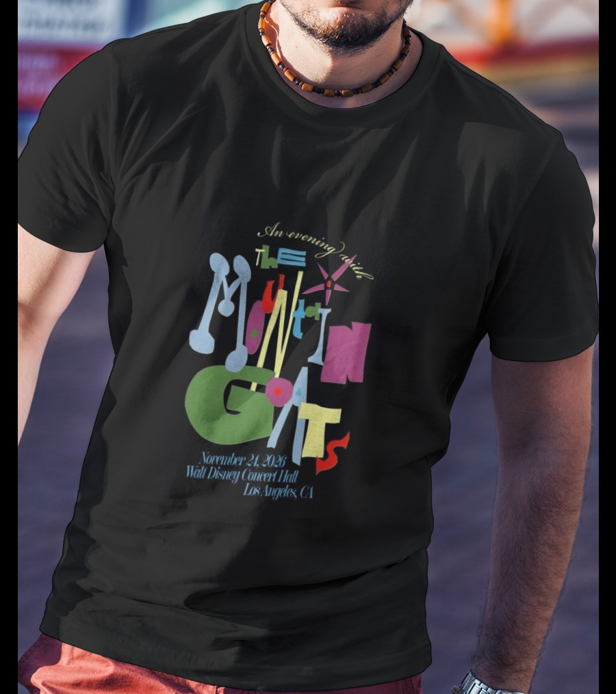 An Evening With The Mountain Goats November 24 2026 Walt Disney Concert Hall Los Angeles CA T-Shirt