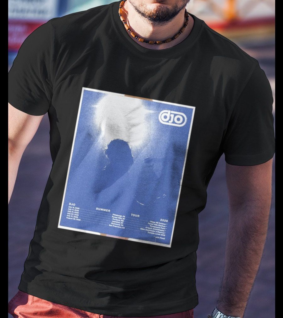Djo Summer Tour 2026 Pittsburgh New York New Haven Louisville Milwaukee San Francisco T-Shirt
