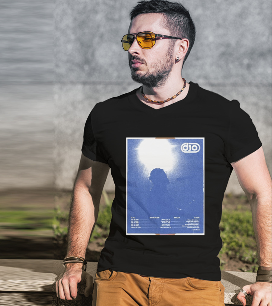 Djo Summer Tour 2026 Pittsburgh New York New Haven Louisville Milwaukee San Francisco T-Shirt