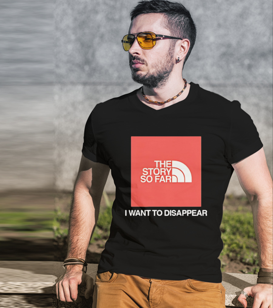 The Story So Far I Want To Disappear Red And White T-Shirt