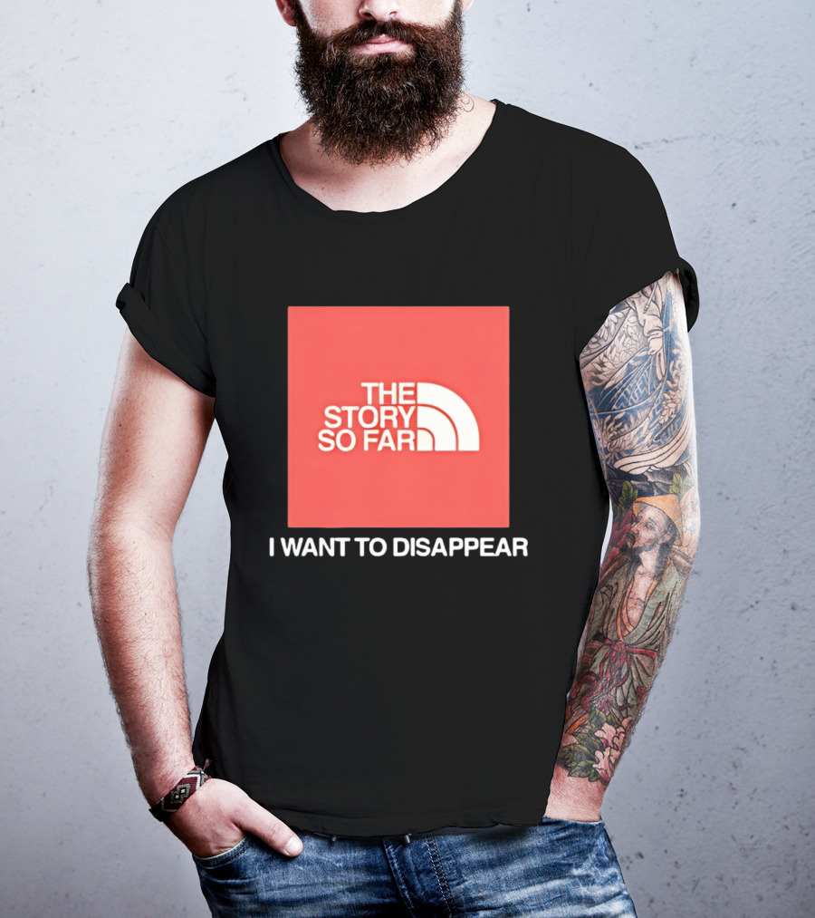 The Story So Far I Want To Disappear Red And White T-Shirt