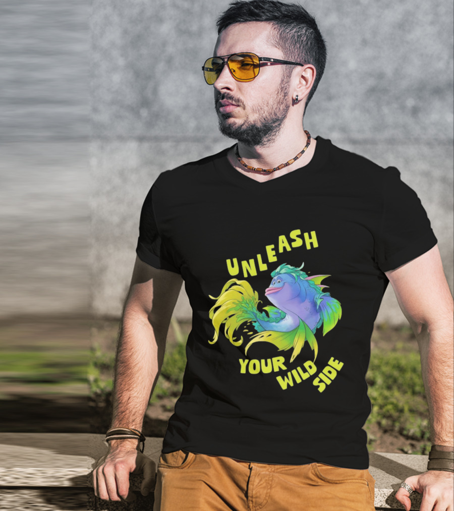 Unleash Your Wild Side Vibrant Fish Adventure T-Shirt