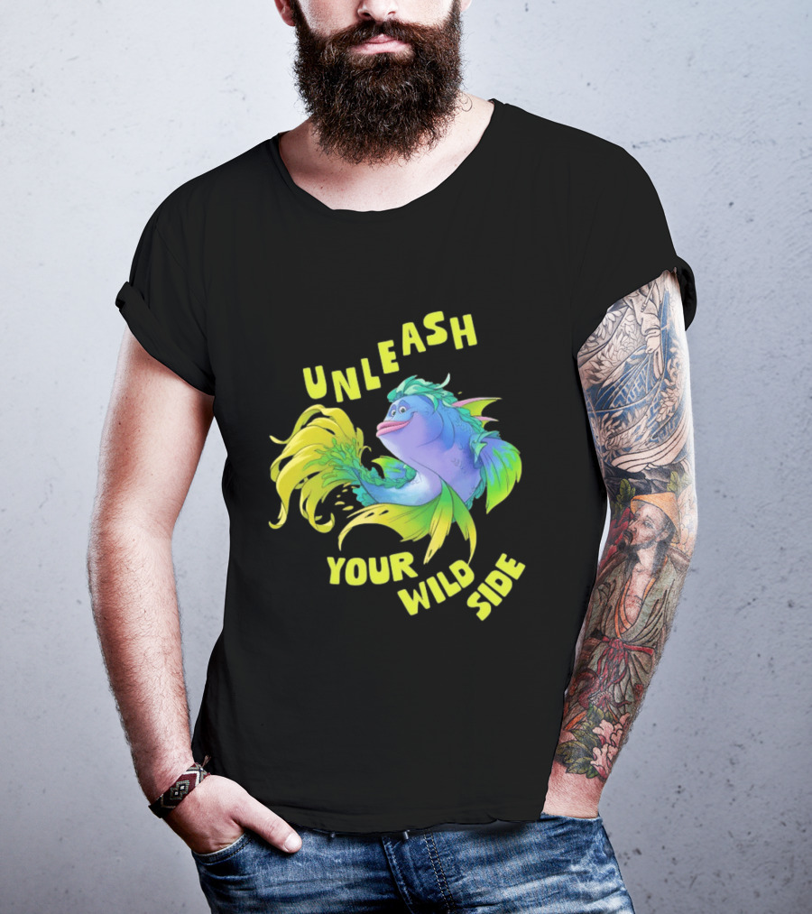 Unleash Your Wild Side Vibrant Fish Adventure T-Shirt