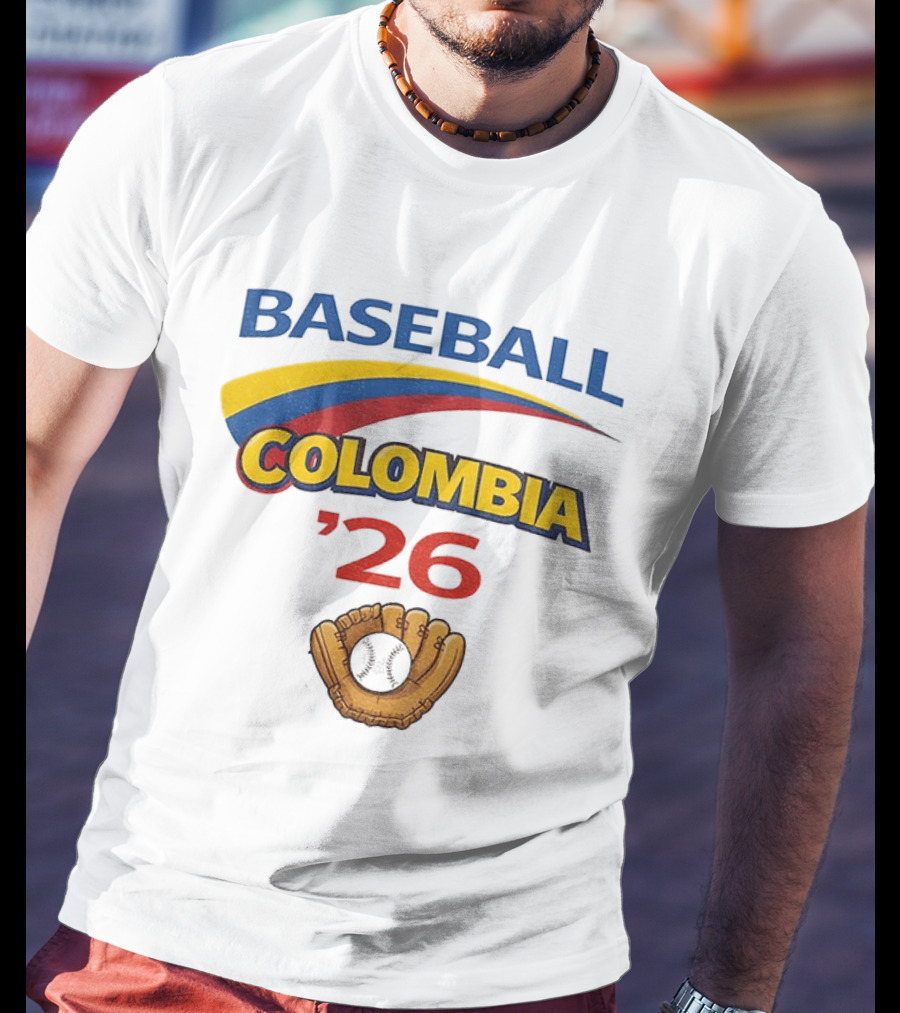 Colombia Baseball Classic 2026 '26 Glove And Ball T-Shirt