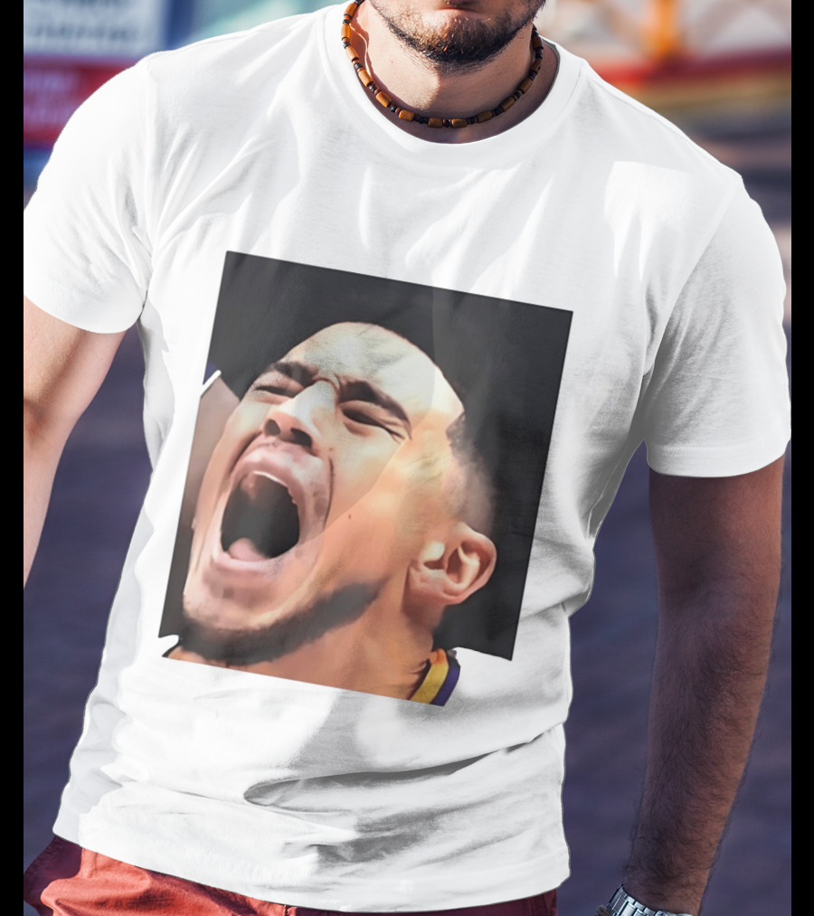 Phoenix Suns Devin Booker Big Face Basketball T-Shirt