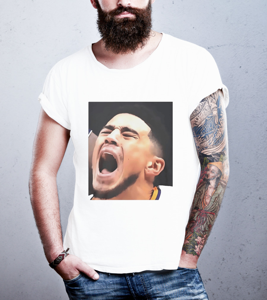 Phoenix Suns Devin Booker Big Face Basketball T-Shirt