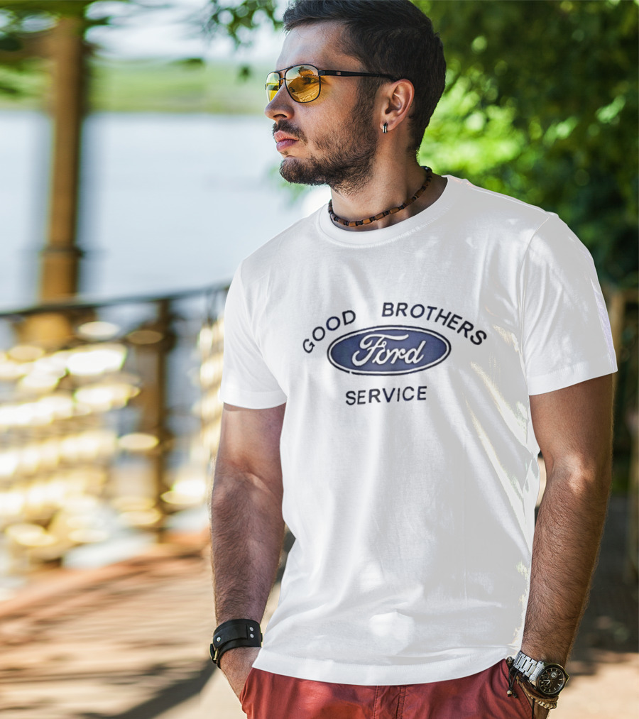 Good Brothers Ford Service Vintage Style Classic Car Repair Enthusiasts T-Shirt