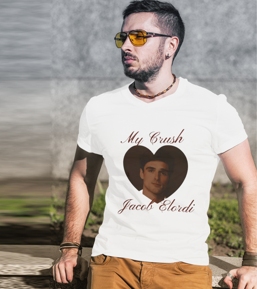 My Crush Jacob Elordi Heart T-Shirt