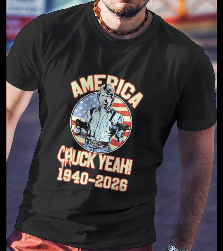 America Chuck Yeah 1940 2026 USA Flag T-Shirt
