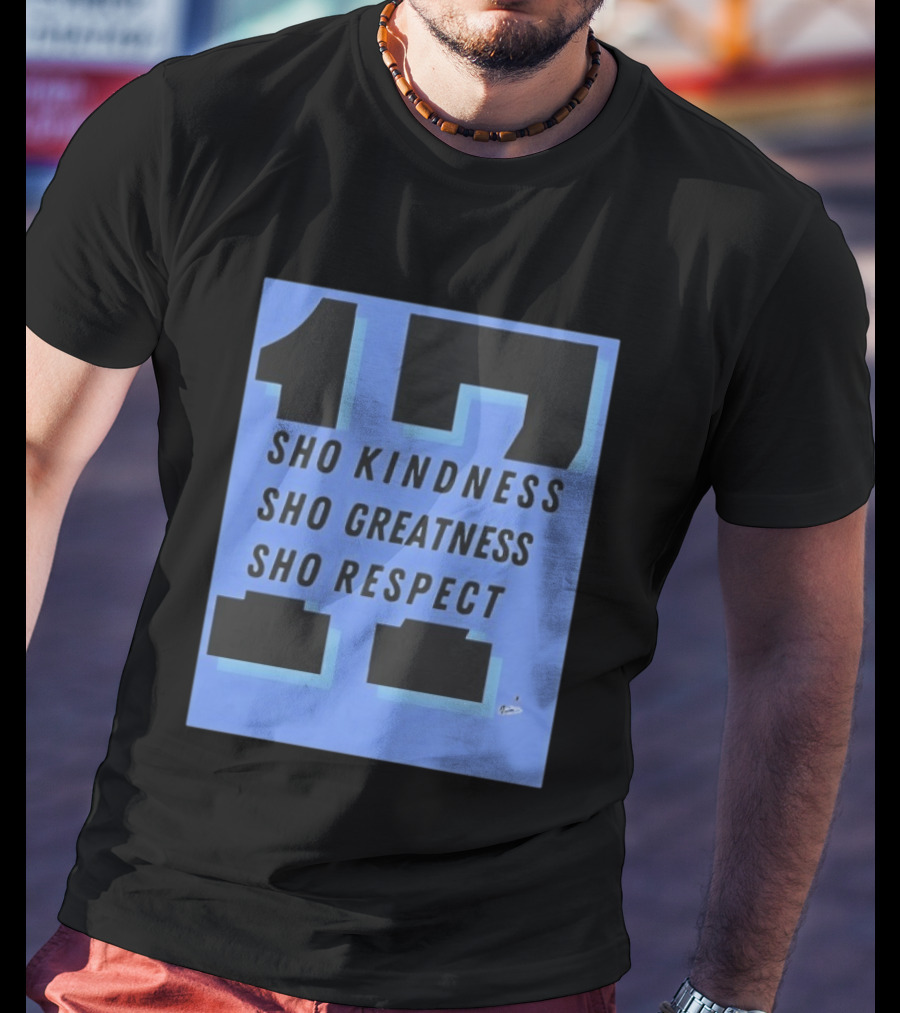 Shohei Ohtani 17 Sho Kindness Greatness Respect Dodgers T-Shirt