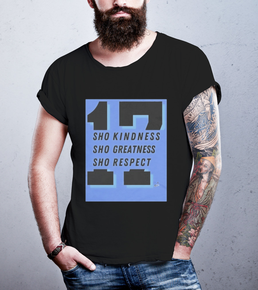 Shohei Ohtani 17 Sho Kindness Greatness Respect Dodgers T-Shirt