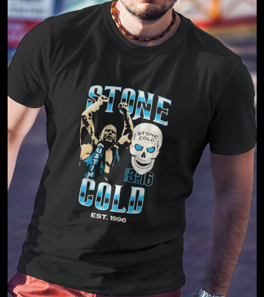 Stone Cold Steve Austin 3 16 Skull Est 1996 T-Shirt