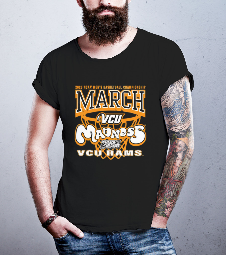 NCAA Basketball Championship 2026 VCU Rams March Madness T-Shirt