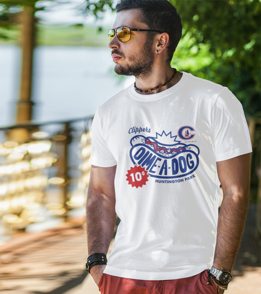 Clippers Dime A Dog 10¢ Huntington Park T-Shirt