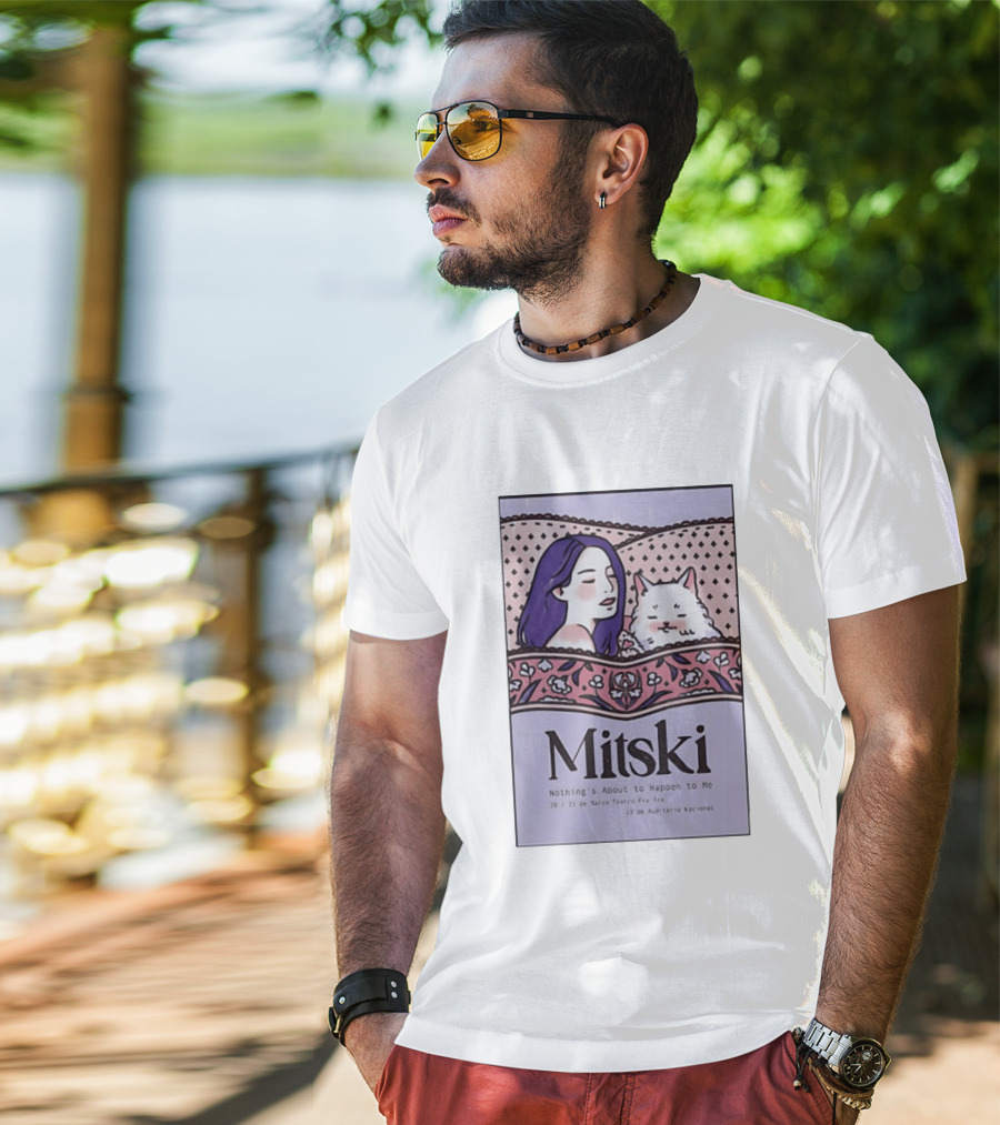 Mitski Mexico City Concert March 2026 Nothing's About To Happen To Me T-Shirt