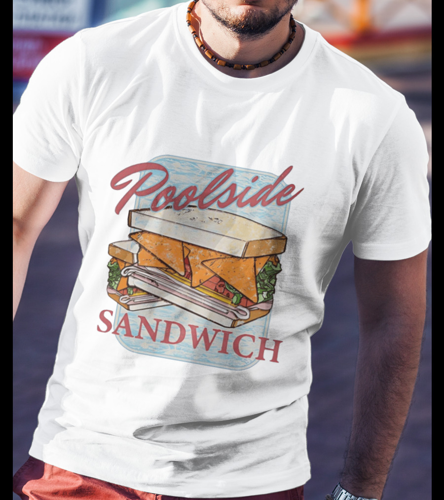 Poolside Sandwich Retro Summer Vibes T-Shirt