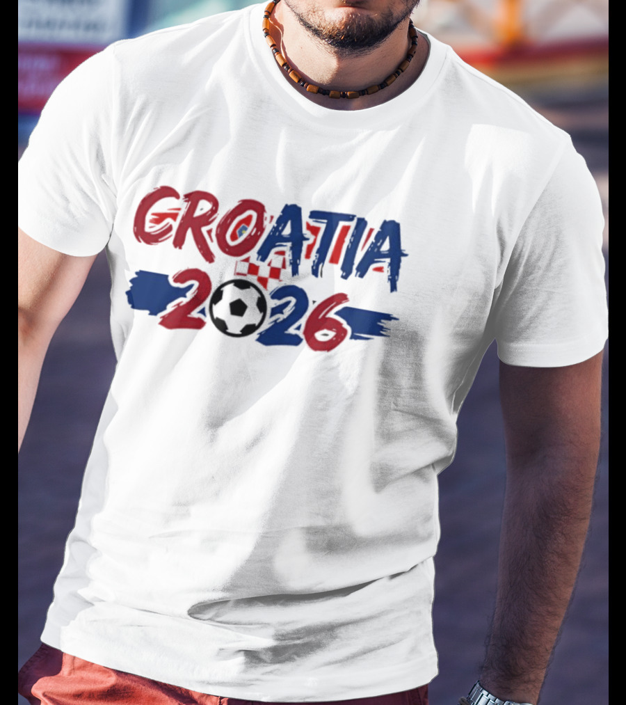Croatia World Cup 2026 Soccer Team Fan Gear T-Shirt